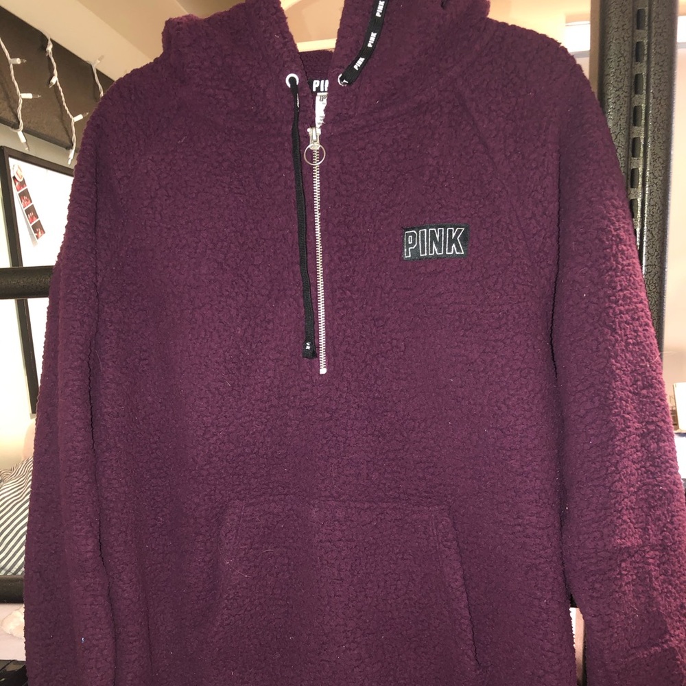 Victoria’s Secret Pink Sherpa Pull Over